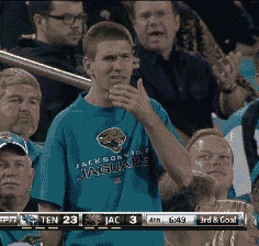 MRW I'm trying to find the dejected Jaguars guy gif, but it's not the right  one : r/reactiongifs