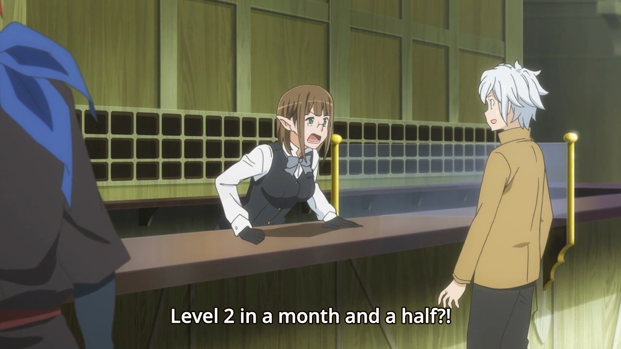 Is It Wrong to Pick Up Girls In a Dungeon? Ep. 9: Levels mean